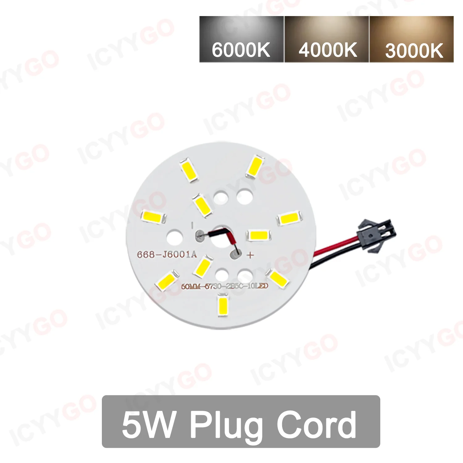 Флуоресцентная лампа 5 Вт диаметр 40 мм 50 10 шт