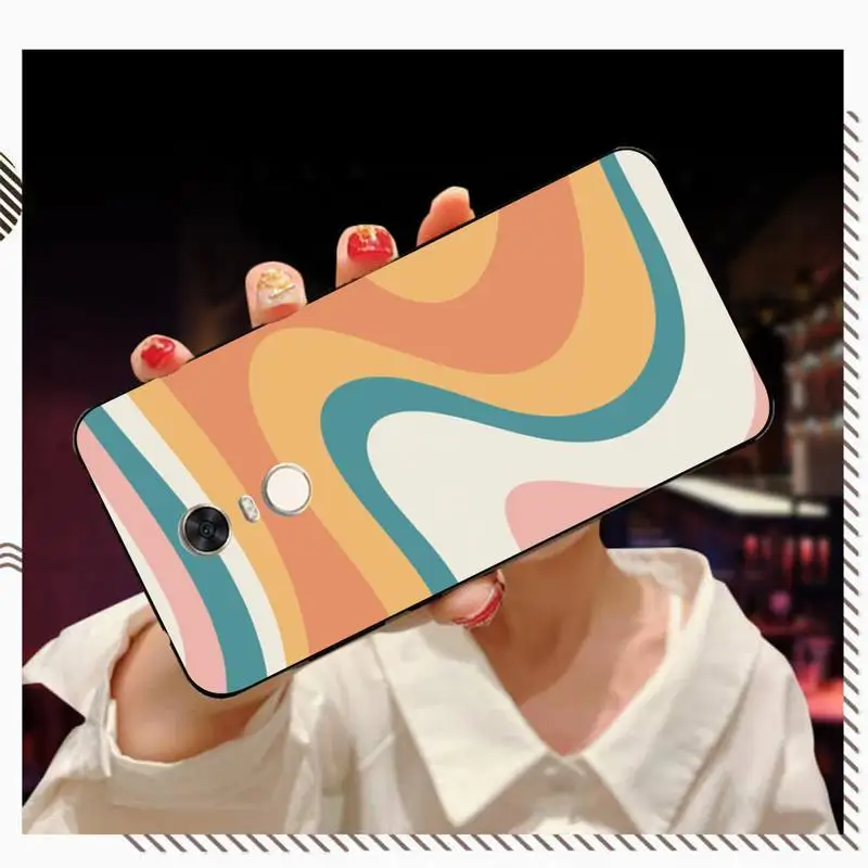 Abstract Swirl Pattern Phone Case for Redmi 5 6 7 8 9 A 5plus K20 4X S2 GO 6 K30 pro