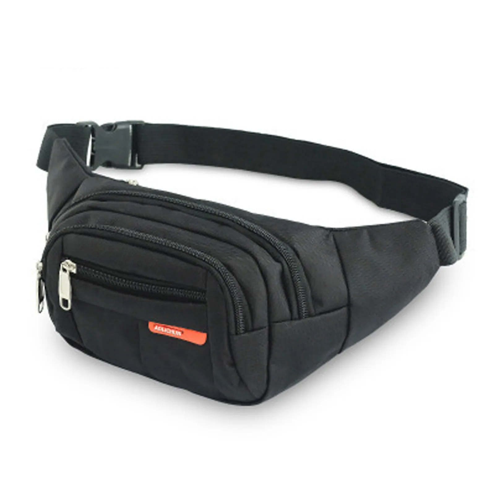 

Large Sports Waist Bag Outdoor Hiking Running Belt For Men Women Waterproof With 4 Zip-Waist Pack With Adjustable Shoulder Strap