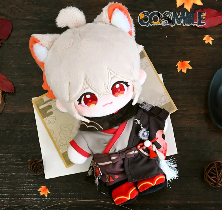 

Genshin Impact Kaedehara Kazuha 20cm Plush Doll Body with Clothes Toy Game Gift Sa MT