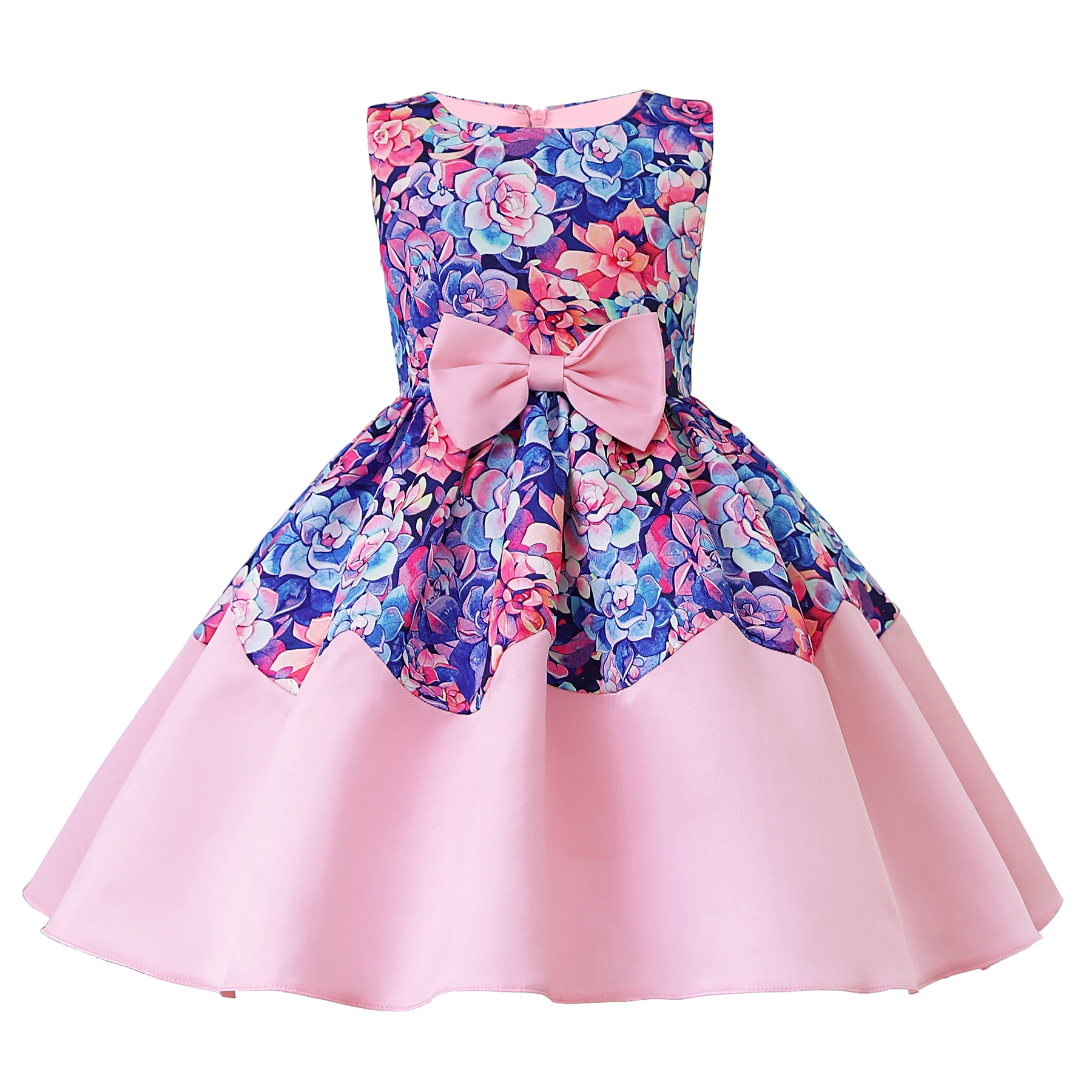2-10 Years Girl Kid's Dress Floral Princess Party Dresses Wedding Flower Girl Dress Children Birthday Pageant Ball Gown Tutu