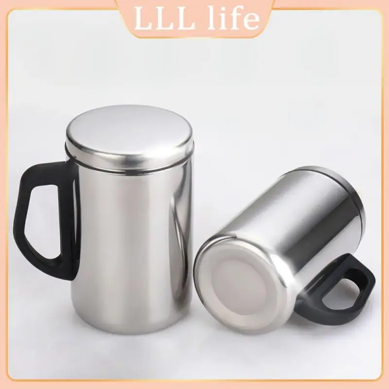 

Portable Insulated Bottle Tumbler Stainless Steel Business Style Coffee Tea Cups Coffee Wine Mug Water Bottle Wholesale