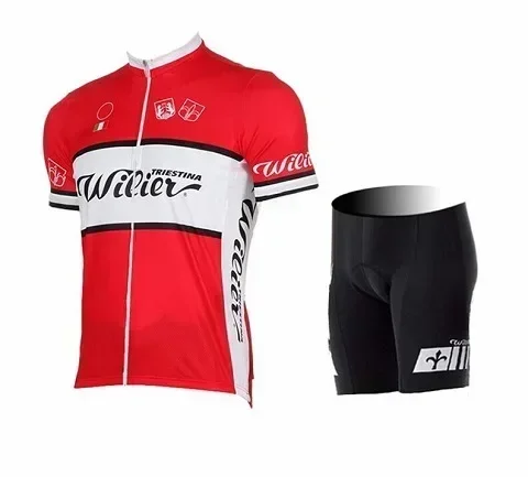 Лидер продаж комплект красного велосипедного трикотажа Pro Team 19D GEL Pad MTB Roupa Ropa Ciclismo