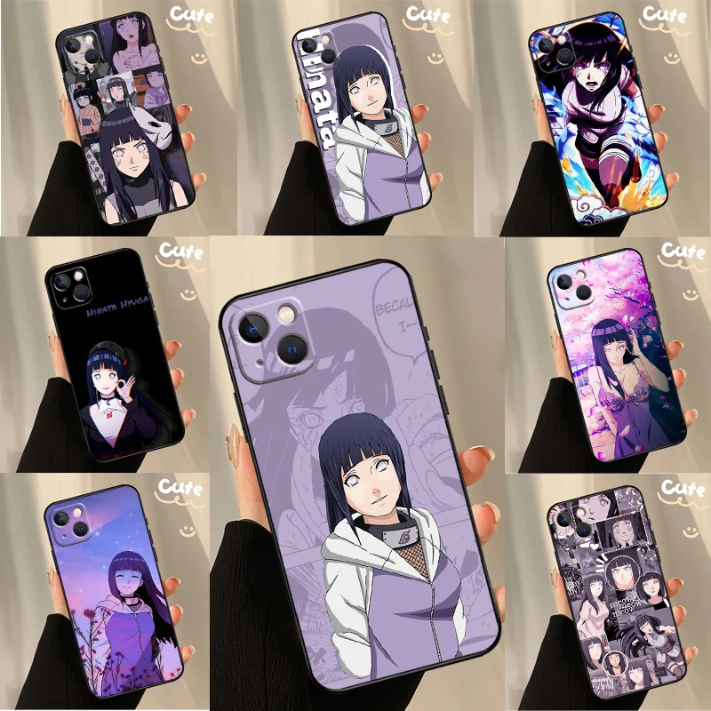 Аниме-чехол Hyuga Hinata для iPhone 12 11 13 Pro Max Mini 6S 8 7 Plus SE 2022 2020 XS X XR