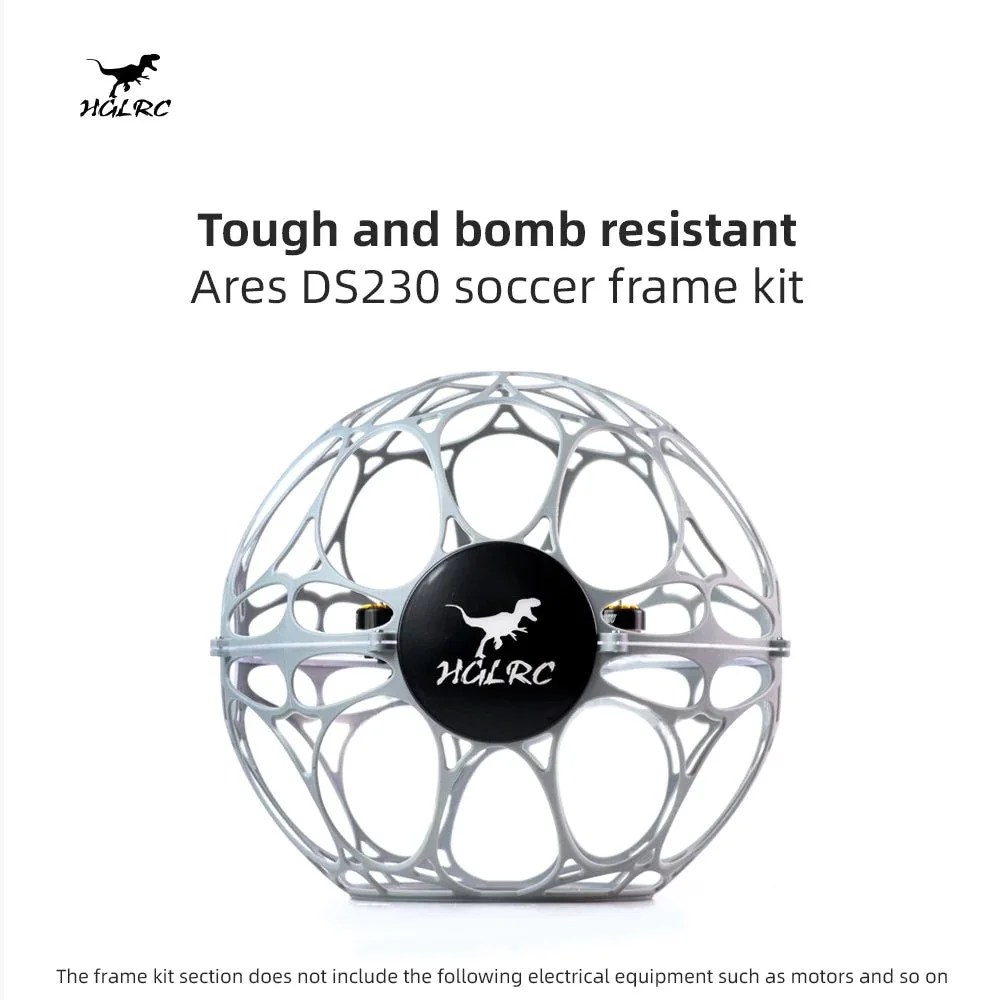 Квадрокоптер HGLRC Ares DS230, рама для игры в футбол, подходит для радиоуправляемых моделей DS230, FPV, гоночный фристайл, образовательные детские игрушки, подарочные детали