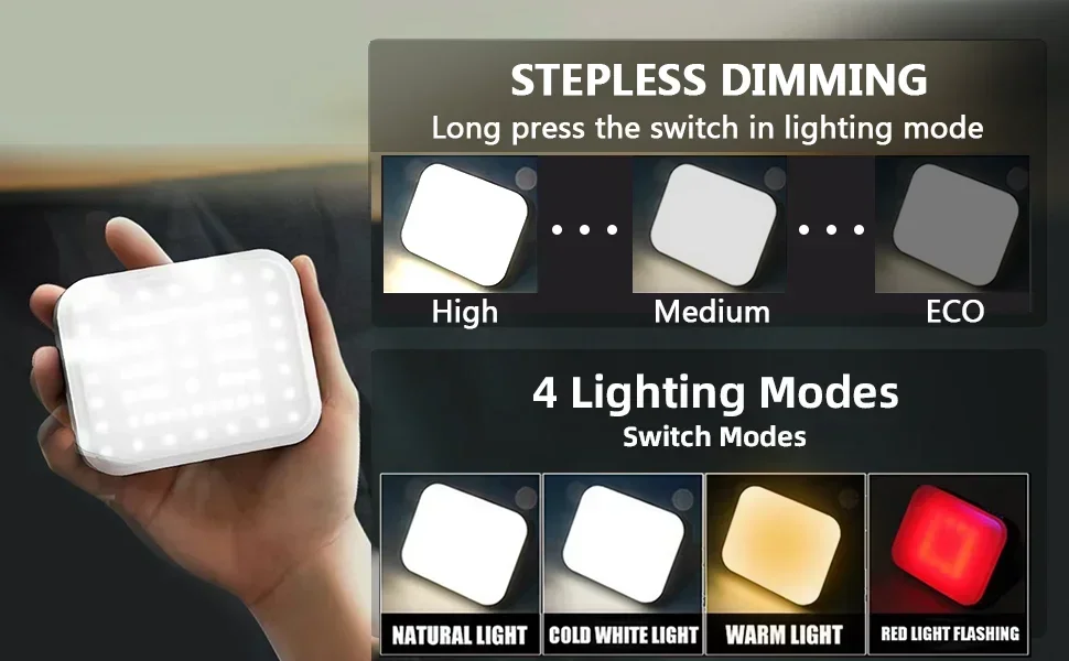 BALDR уличная лампа для кемпинга с зарядкой через USB водонепроницаемая подвесная