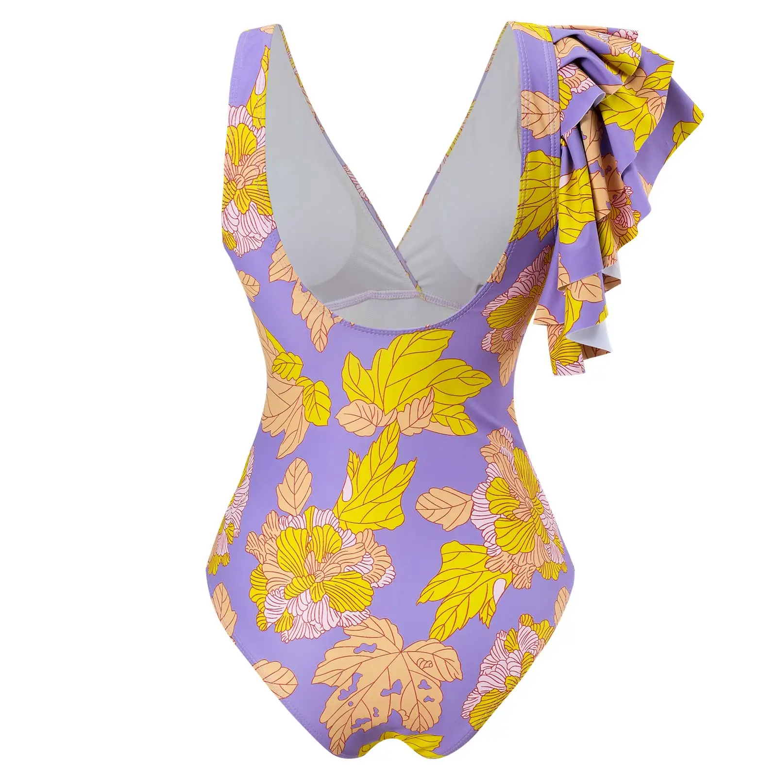 2023 Women Swimwear Cover up Retro Brazil One Piece Swimsuit Deep V Monokini Dress Backless Luxury Bikini Suit Summer Beach Wear