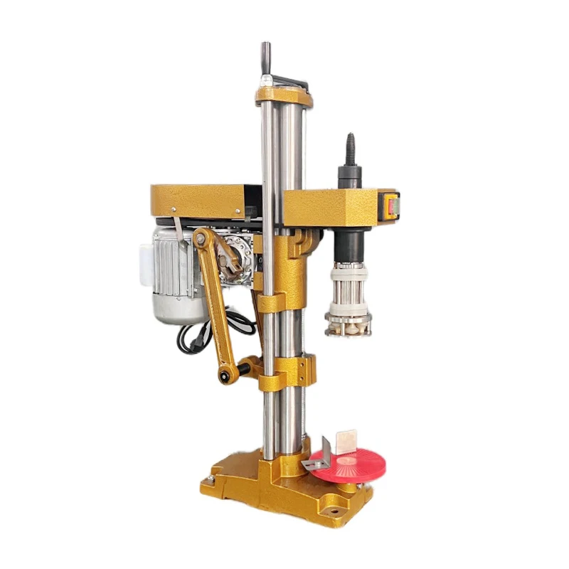 

Полуавтоматическая машина для запечатывания алюминиевой фольги нового дизайна, машина для укупорки капсул из алюминиевой фольги для бутылок вина