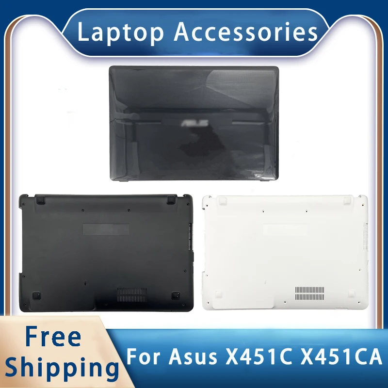 

Новинка чехол для Asus X451C X451CA запасные аксессуары для ноутбука задняя крышка/нижняя часть 13NB0333AP 0 черный белый