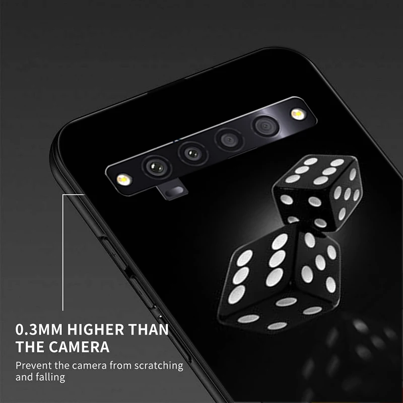 3D чип материнская плата для TCL 10L Чехол Мягкий силиконовый чехол телефона 10 L SE Pro 5G