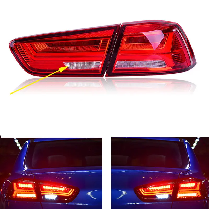 

Задний светодиодный фонарь для Mitsubishi Lancer EVO x 2008-2017, светодиодный задний стоп-светильник
