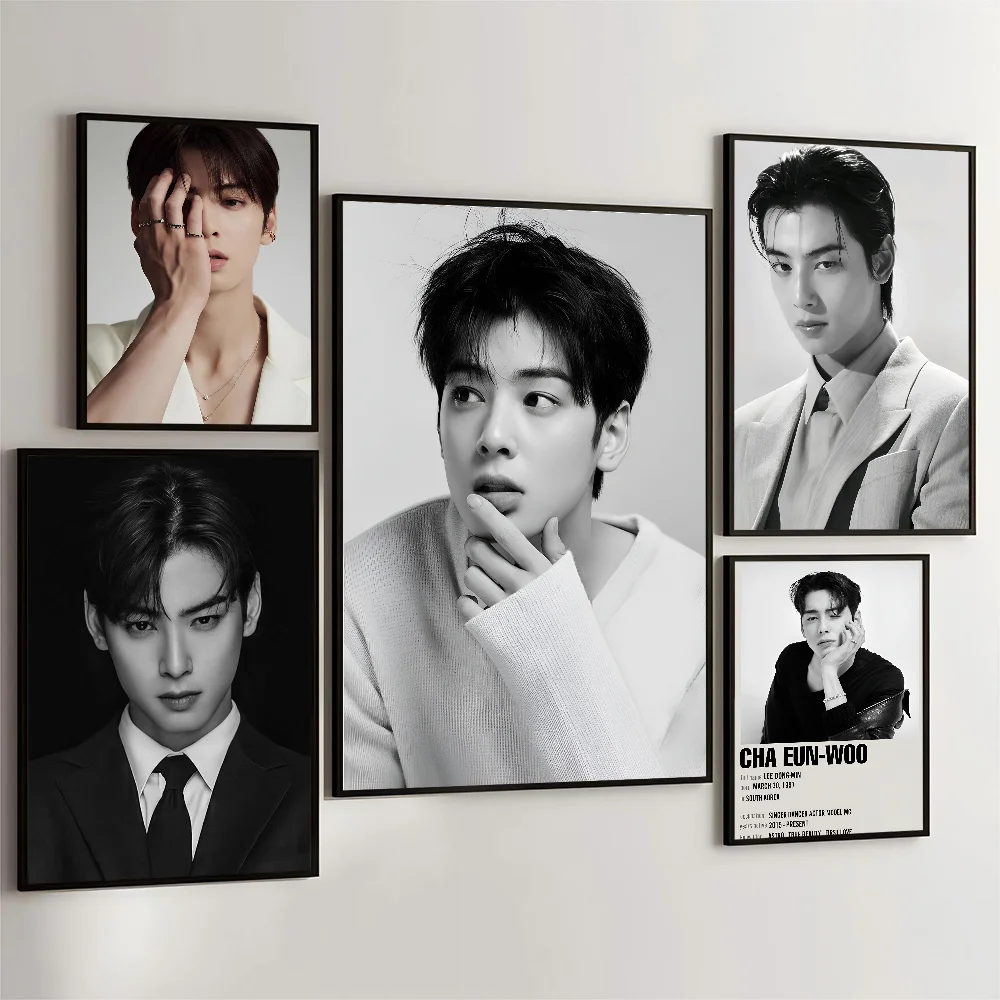 Cha-EunWoo Good Quality Prints And Posters Whitepaper Artwork Wall Decor