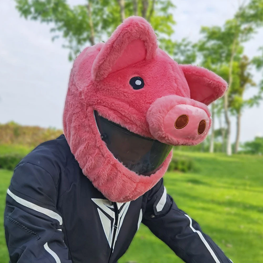 

Чехлы для мотоциклетного шлема, забавный плюшевый защитный чехол для шлема, полная стандартная Рождественская Кепка, подарок, чехол для индивидуального шлема