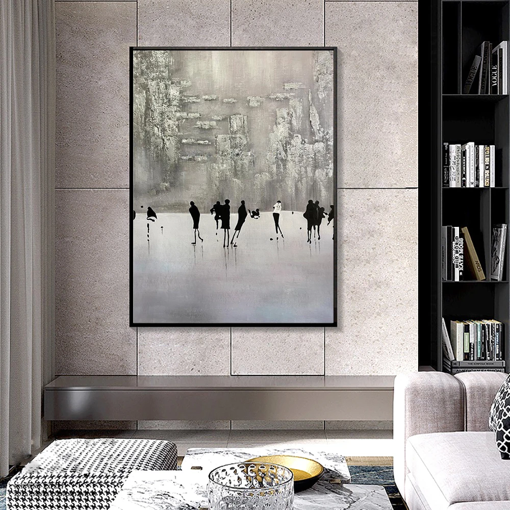 

Современное художественное настенное Искусство Ручная роспись фигуры живопись абстарт пейзаж картина ручной работы масляная живопись для...