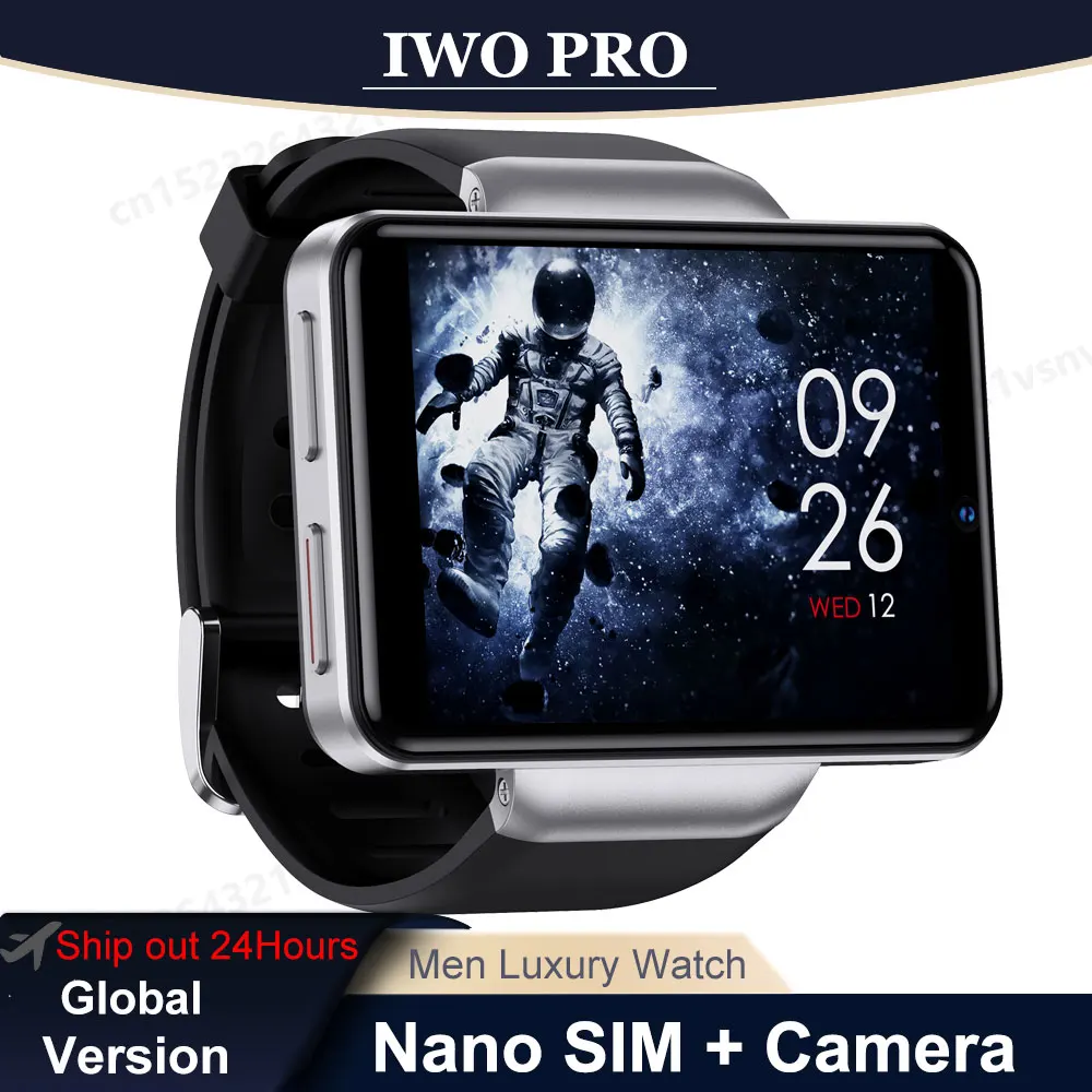 

2022 DM101 Luxury Smart Watch Men 4G Android Dual Camera 2000 mAh Battery Wifi GPS Big Screen Smartwatch for Android Mini Phone