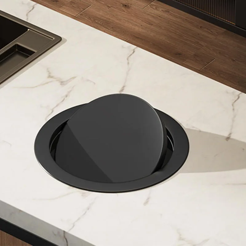 Круглая крышка мусорного бака из нержавеющей стали экологически чистая