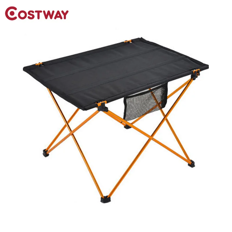 

Portable Foldable Table Camping Outdoor Furniture Computer Bed Tables Picnic Aluminium Alloy Ultra Light Folding Outdoor Tables