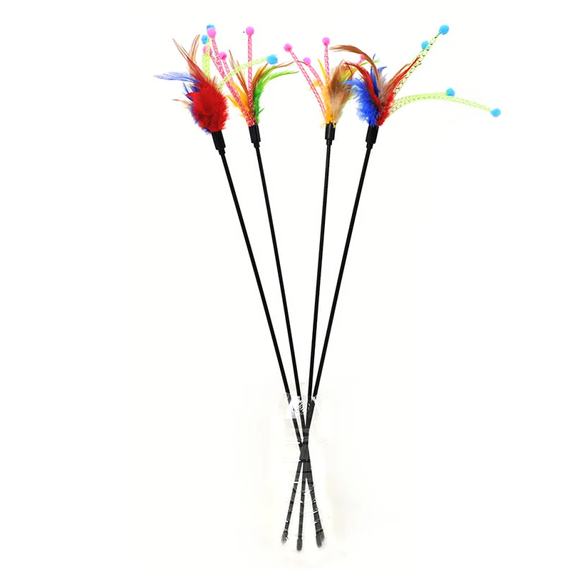 

Teaser Stick Kitten Wholesale Pet Cat Teaser Cat Catcher Toy Cat Catcher Teaser Stick Pet Training Kitten Jump Training