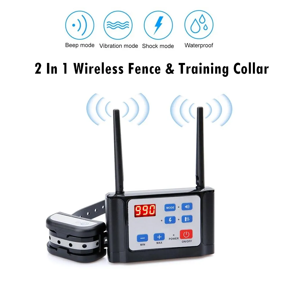 Training Collar Upgrade Waterproof Rechargeable Electric Pet