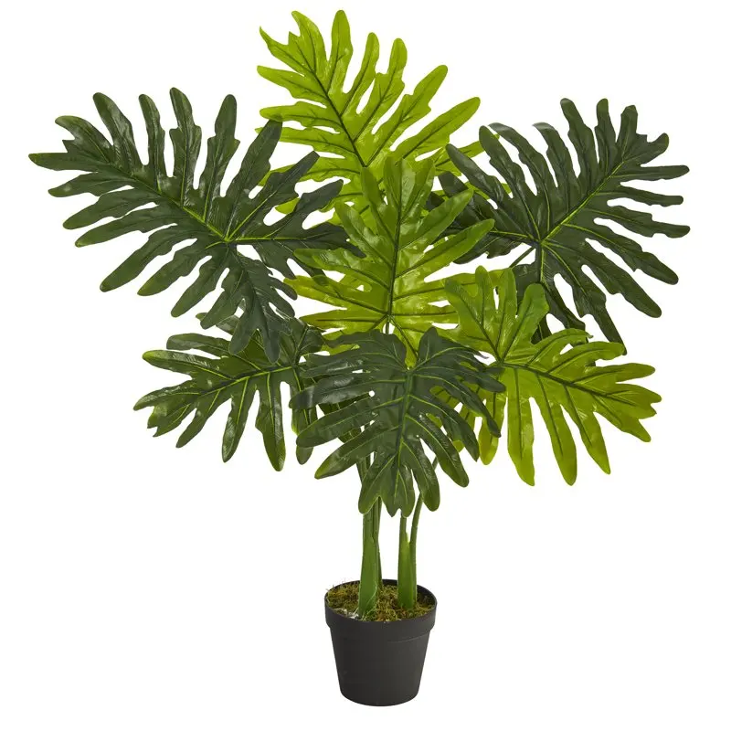 

3 'искусственное растение Philodendron (реальное ощущение), зеленый