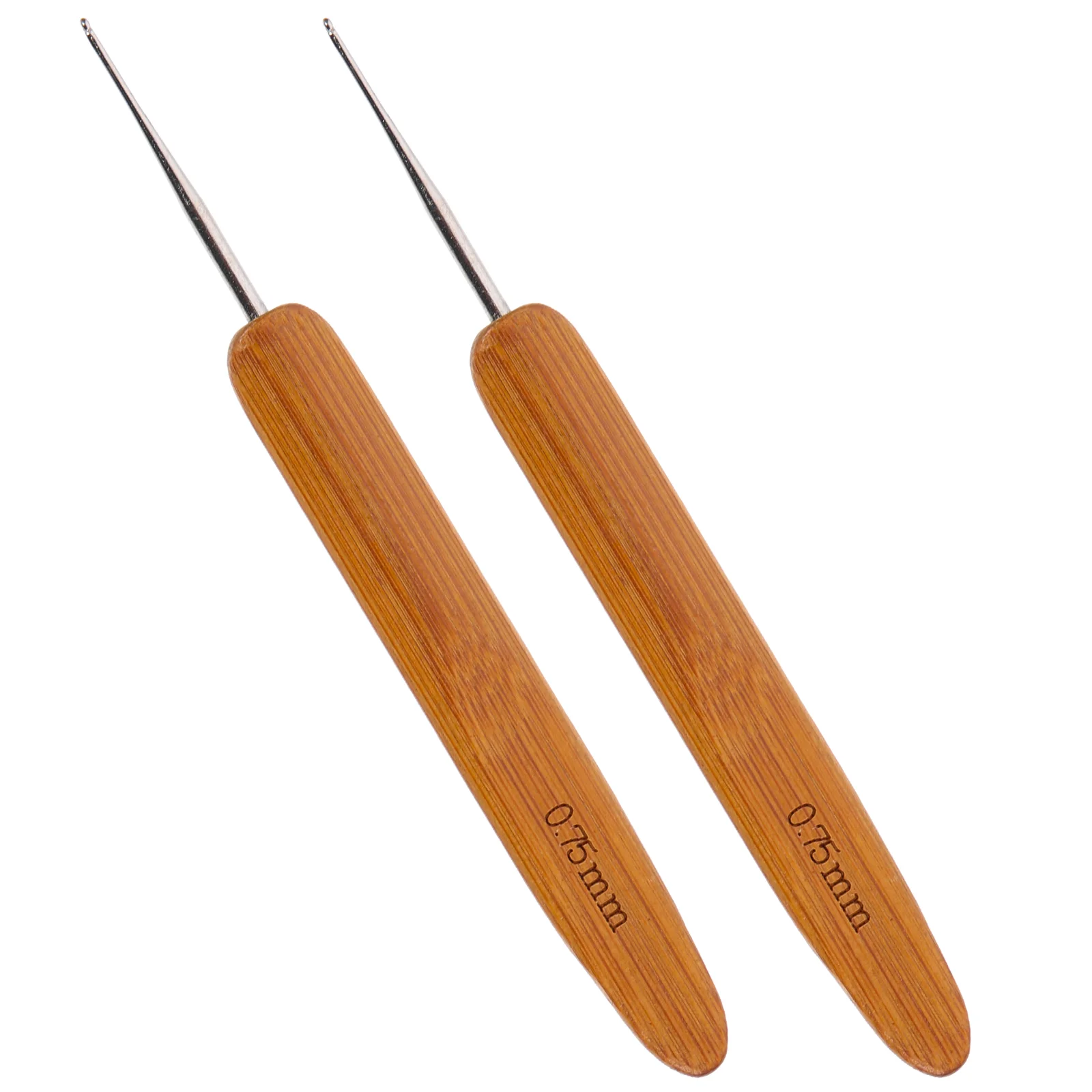 2 шт. крючок для плетения вязальные спицы одно заостренные крючки деревянные