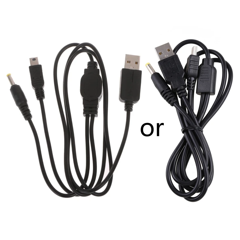 

2 в 1 USB-кабель для зарядного устройства для передачи данных, шнур для зарядки для портативных устройств для PSP 1000 2000 Lea