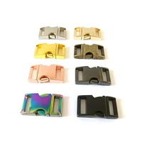 50pcslot wholesale 15mm metal side release buckle hardware webbing for strap belt dog pet collar necklace sewing accessories