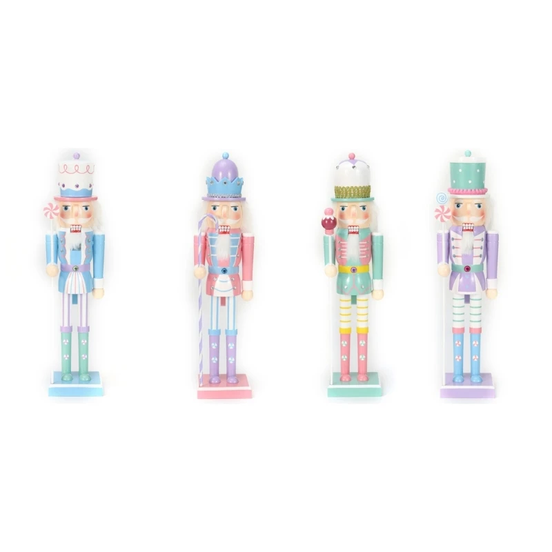 

Multifunction Christmas Wood Candy Nutcrackers Soldier Ornament 25cm Crafts Y1QB