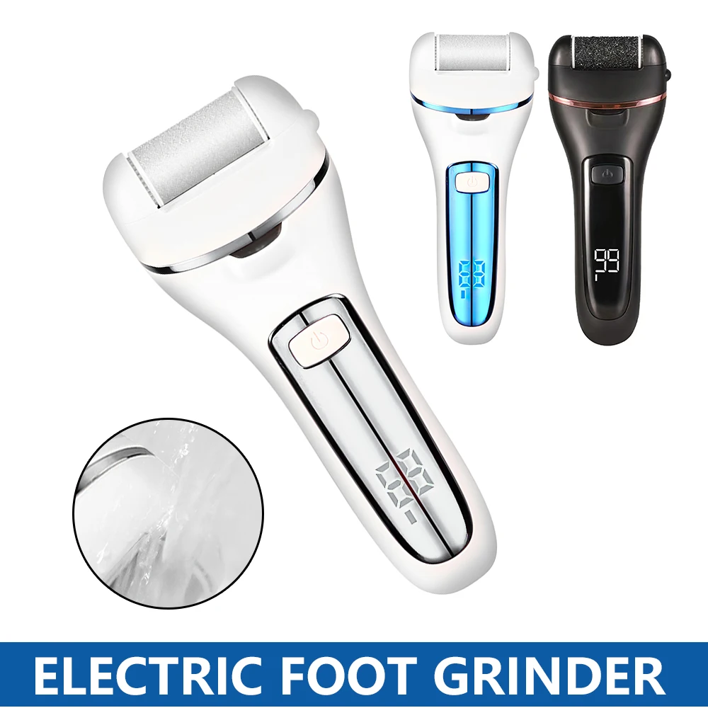 

Электрическая шлифовальная машинка для ног, устройство для удаления огрубевшей кожи и мозолей с ЖК-дисплеем, электрическая шлифовальная Ма...