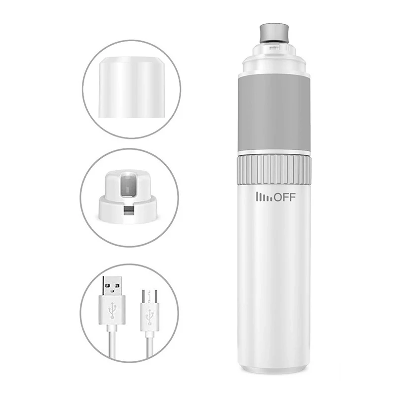 

Powerful USB Charging Electric Dog Nail Polisher For Claw Nail Clipper Pet Nail Polisher LED Light Pet Daily Supplies 2022 New