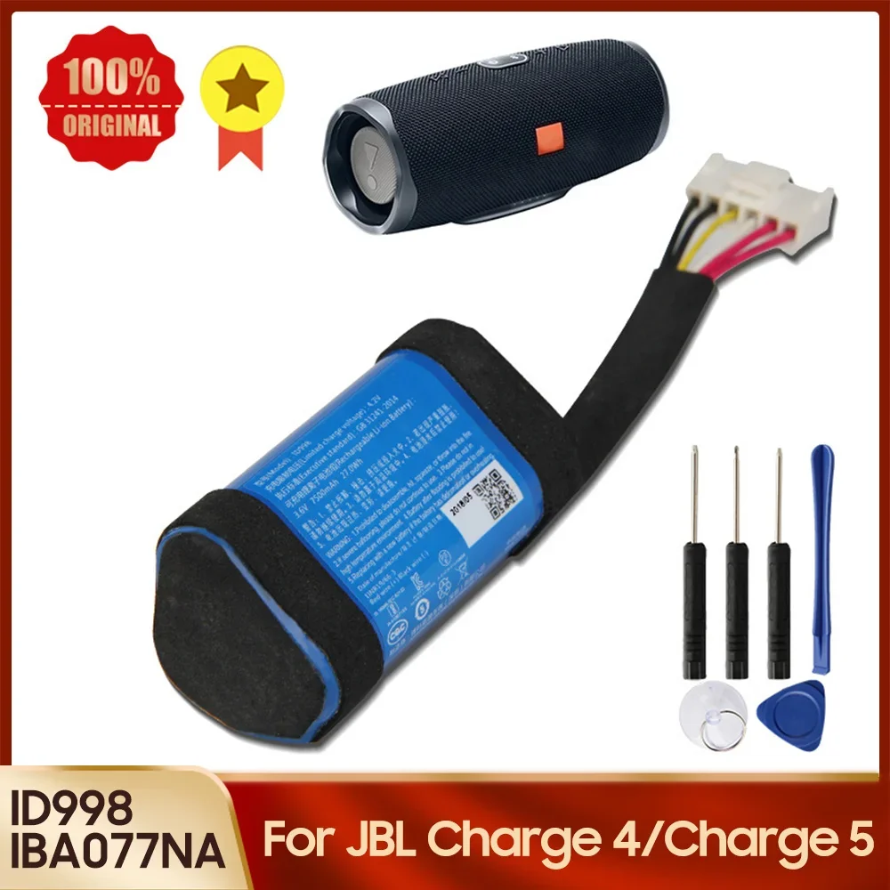 Фото IBA077NA ID998 IY068 для JBL Charge5 Charge 4 SUN-INTE-118, сменный аккумулятор, качественные аккумуляторы 7500 мАч №2
