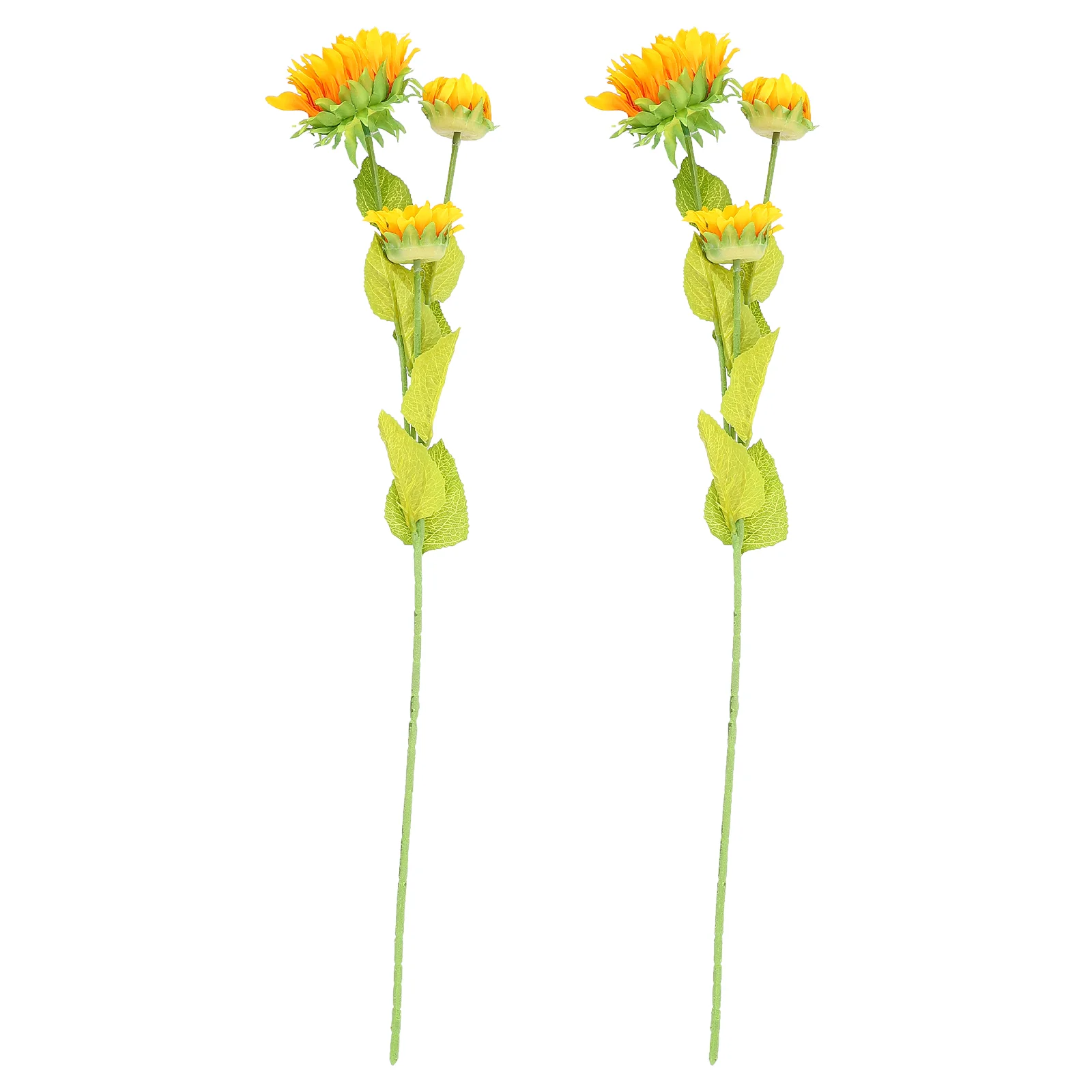 2 Convenient Unique Artificial Sun Flowers Sunflowers for Home Decor Garden