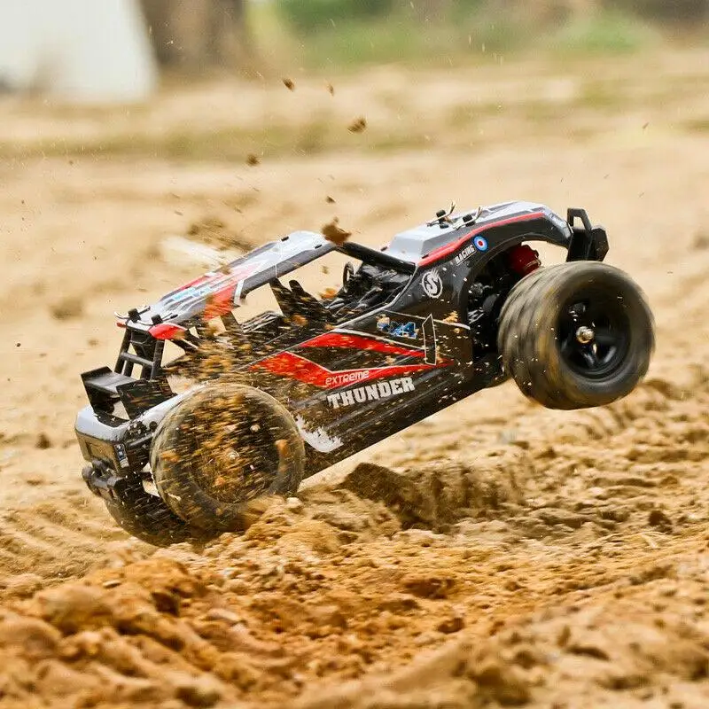 40+MPH 1/18 Scale RC Car 2.4G 4WD High Speed Fast Remote Controlled Large TRACK HS 18311/18312 Toys For Kid's Gift - купить по