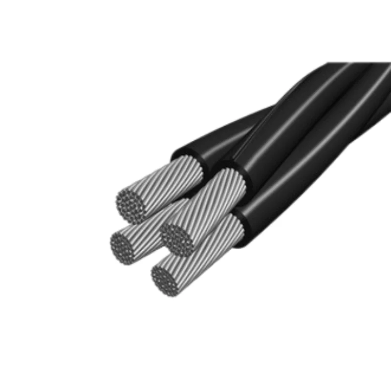 Фото 【Из Китая】Заводская цена Витой электрический кабель XLPE 3X70+54.6+2X16MM2 ПВХ алюминиевые многожильные силовые кабели Алюминиевый медный кабель №2