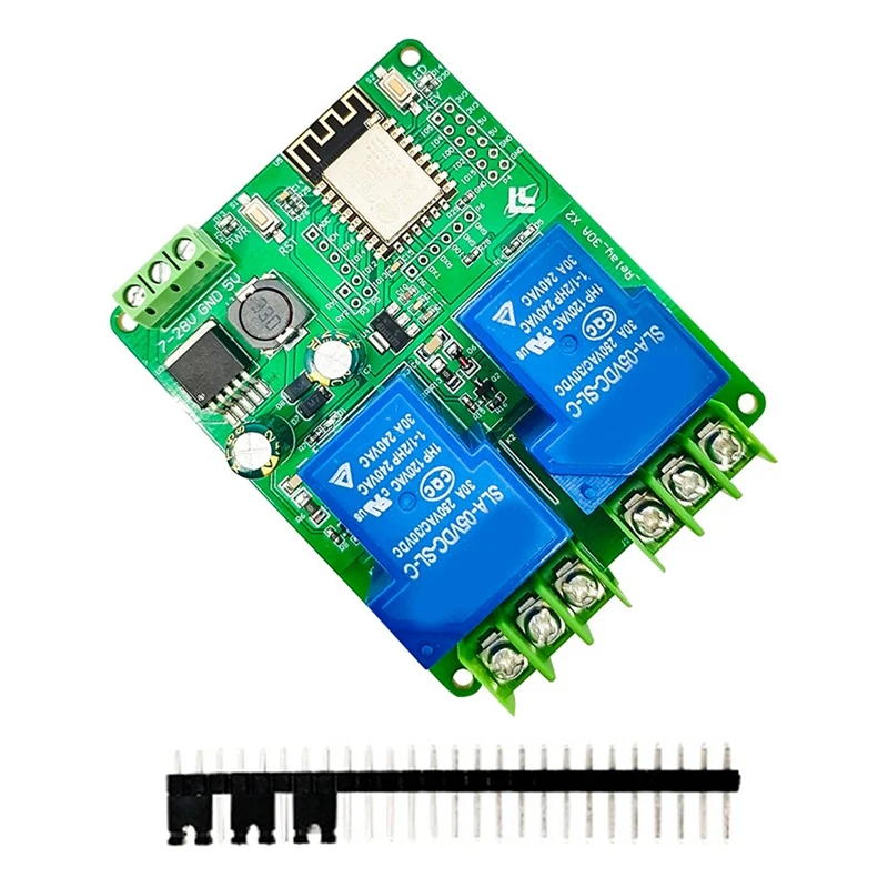 Лучшие скидки DC7-28/5V источник питания ESP8266 макетная плата Wifi двухсторонний 30A