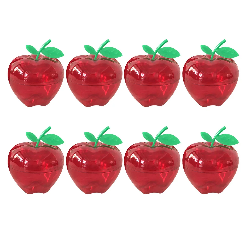 

Candy Box Christmas Apple Boxes Apples Partyfavors Treat Containerfillablejar Containersfavor Shower Lid Cookie Red Decorations