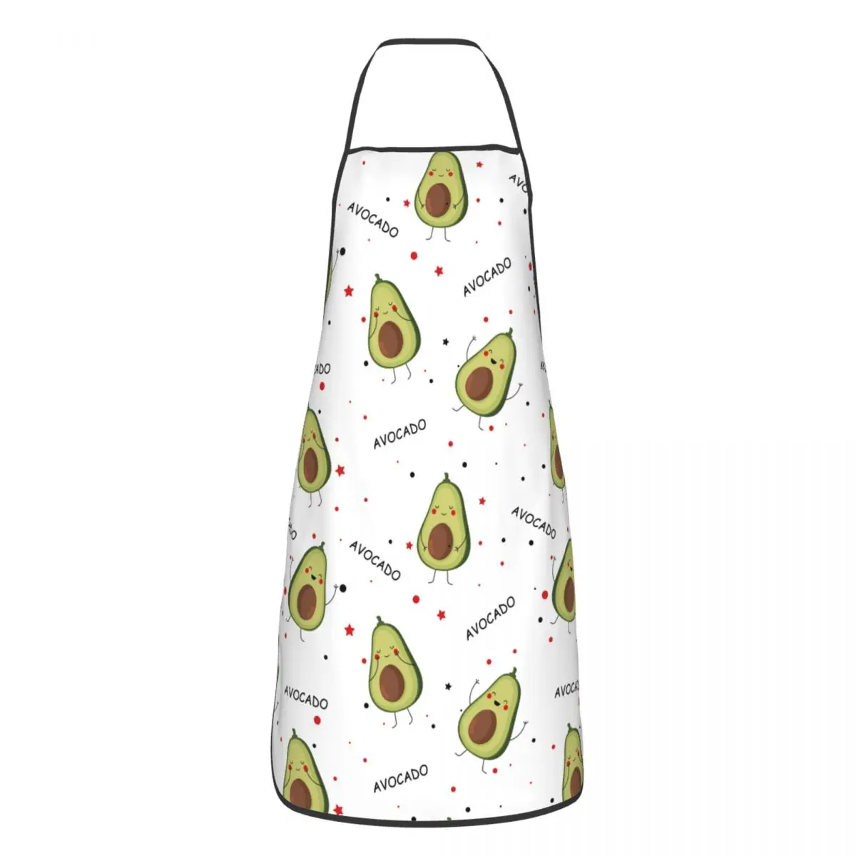 

Cute Kawaii Avocado Polyester Aprons Avocados Lover 52*72cm Kitchen Household Bib Tablier Hotel Pinafores for Adult Chef