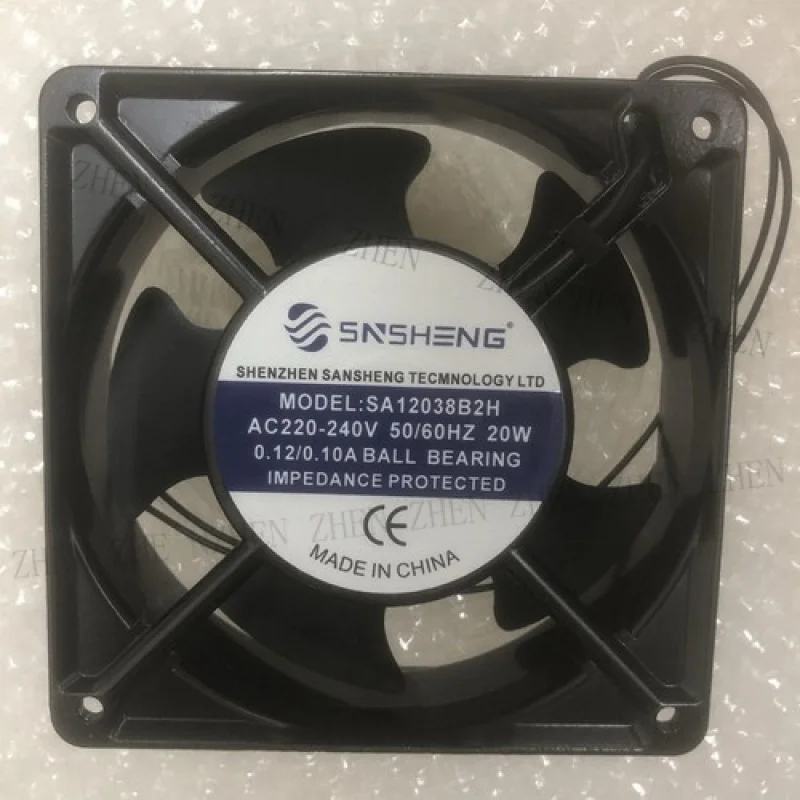 Y 1 шт. новый для SNSHENG SA12038B2H 220 В 20 Вт 0,120,10 А 2-проводной охлаждающий вентилятор #   QW. (art.: 3920d2ffce001) - 3920d2ffce001
