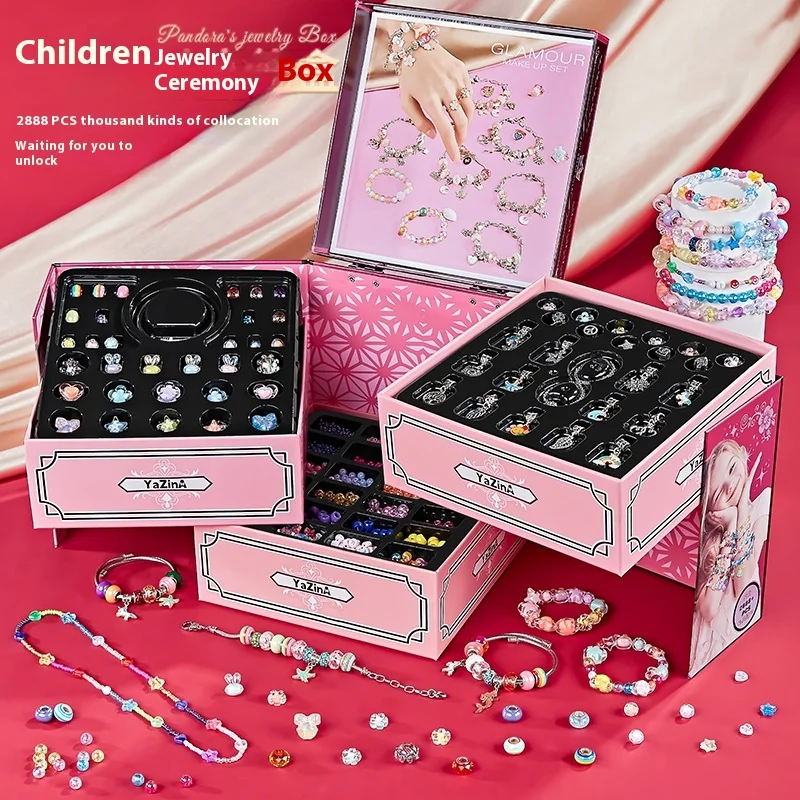 Семейный набор для изготовления браслетов самодельный браслет из бисера