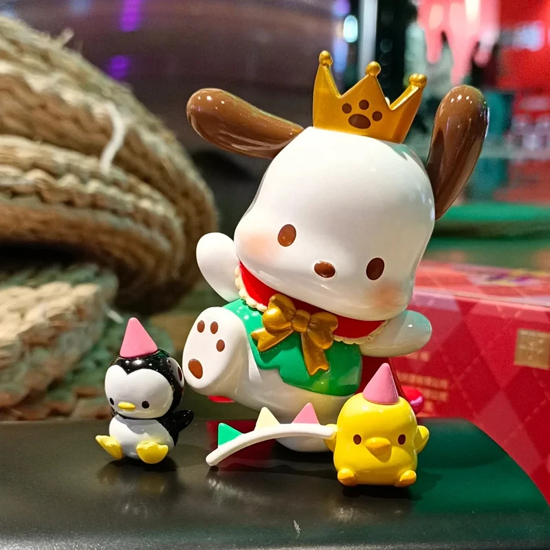 Новая оригинальная Sanrio Pochacco винтажная серия Time Train слепая коробка модные игры