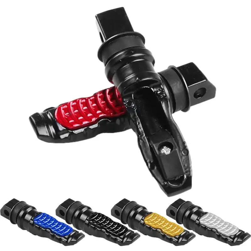 

2Pcs Motorcycle Rear Passenger Foot Peg 8MM Hole Aluminum Footrest Universal Footrest Foot Pegs Pedals For Honda MSX125