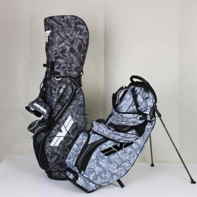 

2023 Men Sports Bracket Golf Club Bag Golf Rack Bag Stand Package Camouflage Gray Black Color 골프용품