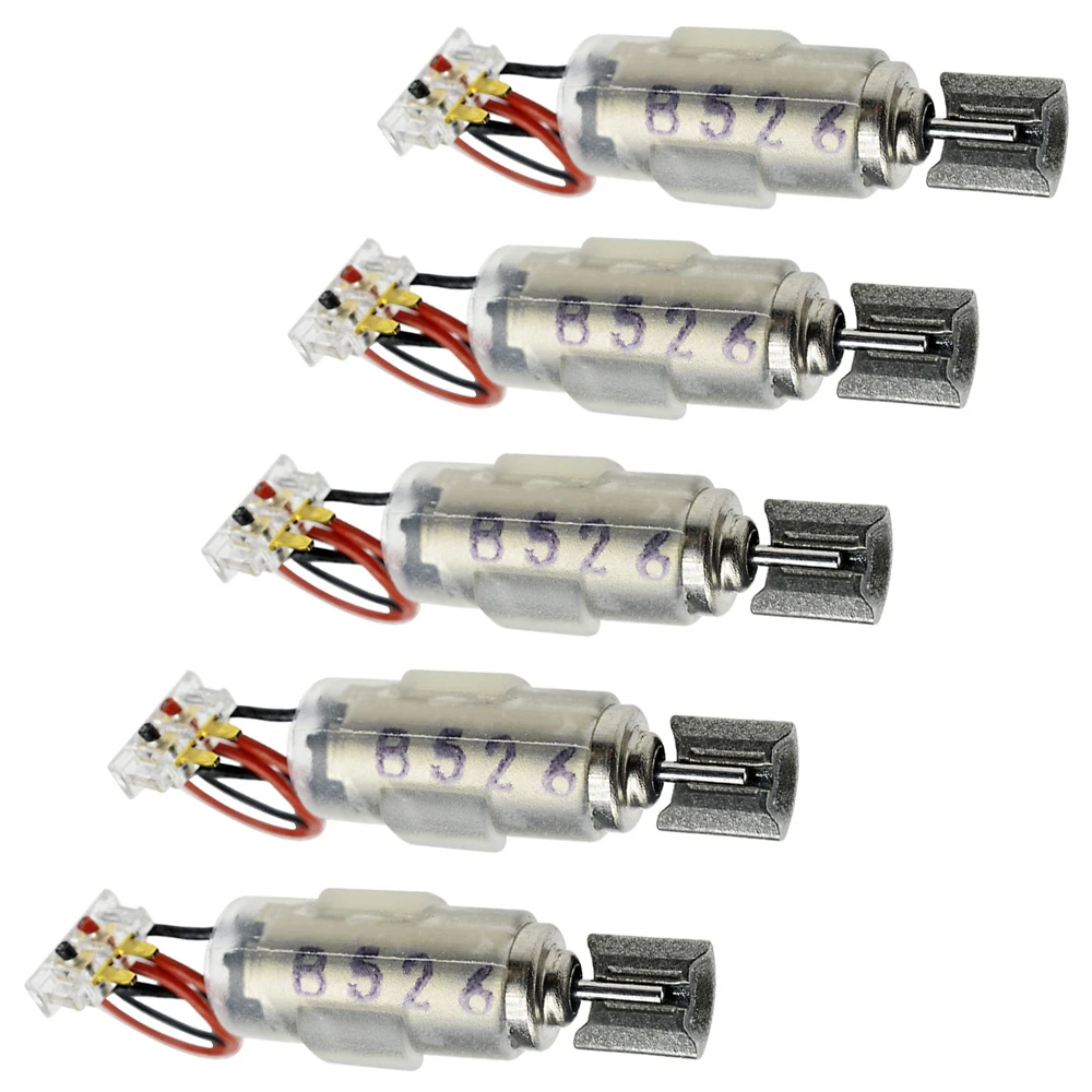 

5PCS Micro Coreless Vibration DC Motor Mini High Speed Vibrating Motor 3900-8000RPM RC Motor DC 1.5V-3V 4x11mm Electronic Kits