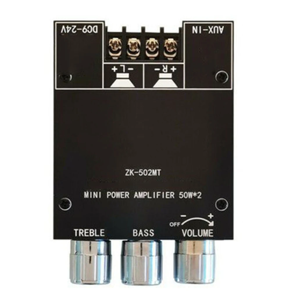 

Digital Amplifier Board Bluetooth 5.0 Volume Tones 2.1 Channel Stereo Class D 50W*2+100W speaker Audio for AUX XH-A305