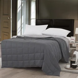 Утяжеленное одеяло (до 11.6 кг): способствует засыпанию, снимая напряжение, стресс и чувство тревоги