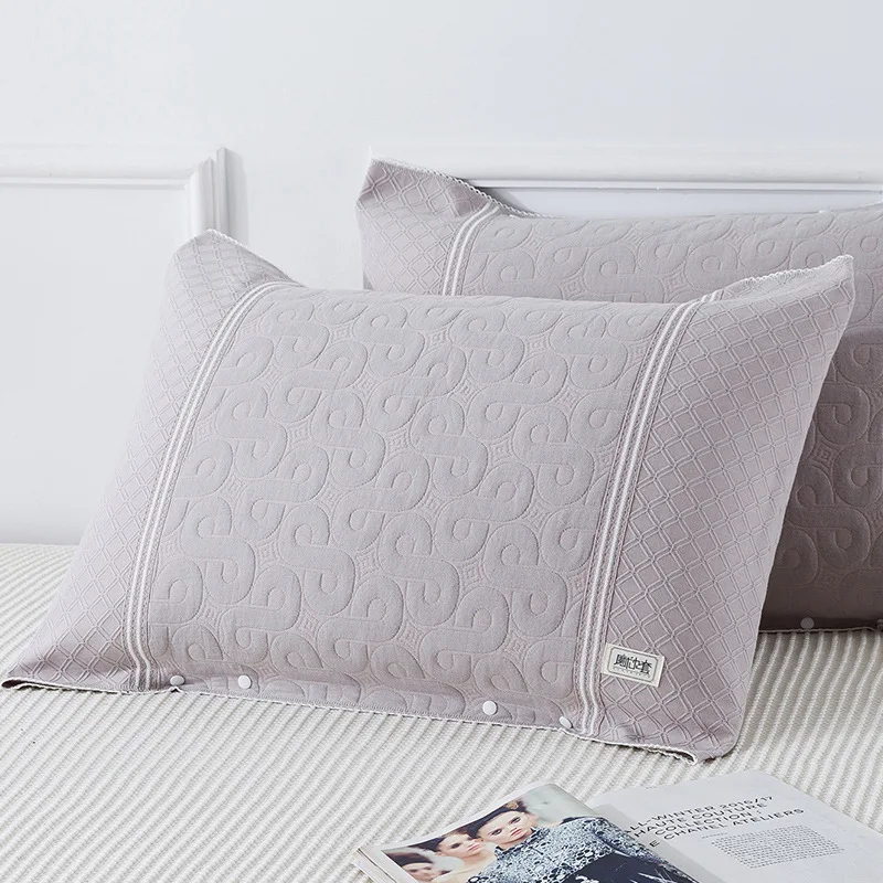 

Solid Color Adjustable Backrest Pillow Case Soft Sofa Bed Window slip Breathable Seat Bedding Cover Home Decor