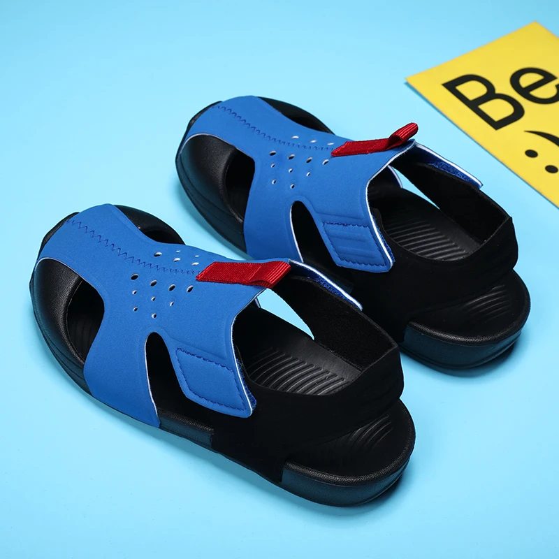Сандалии для мальчиков и девочек дышащие сетчатые модная спортивная обувь