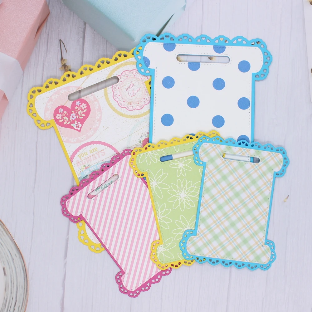 

ZLDECOR трафареты с рамкой в форме сердца, лента-органайзер, металлические штампы, трафареты для «сделай сам», скрапбукинг, декоративное тиснен...