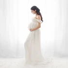 Платья для беременных для фотосъемки платья для будущей матери для беременных женщин Одежда для пренатальной фотосъемки шифоновое платье в пол