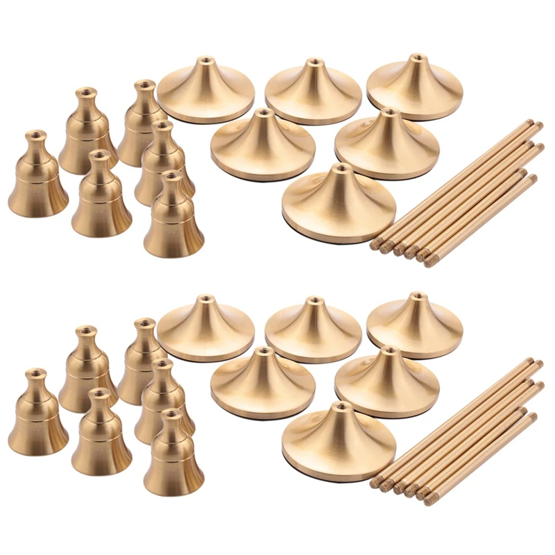 

12Pcs Gold Candlestick Holders Gold Candle Holder Taper Candle Holders Decorative Candlestick Holder For Home Decor